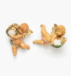 Angeli con ghirlanda (496-7) cm.7