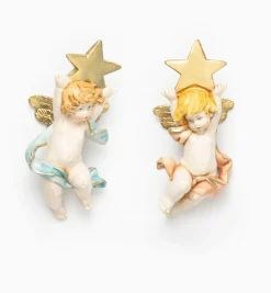 Angeli con stella (696-7) tipo porcellana cm.7