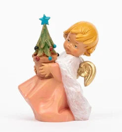 Angelo con albero di Natale (142) cm.10,5