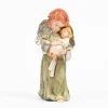 Angelo con bambino (835) tipo porcellana cm.15