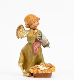 Angelo con Bambino e fisarmonica (564B) cm.20,5