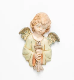 Angelo con candeliere (165) tipo porcellana cm.20