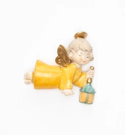 Angelo con lanterna (386) tipo porcellana cm.9