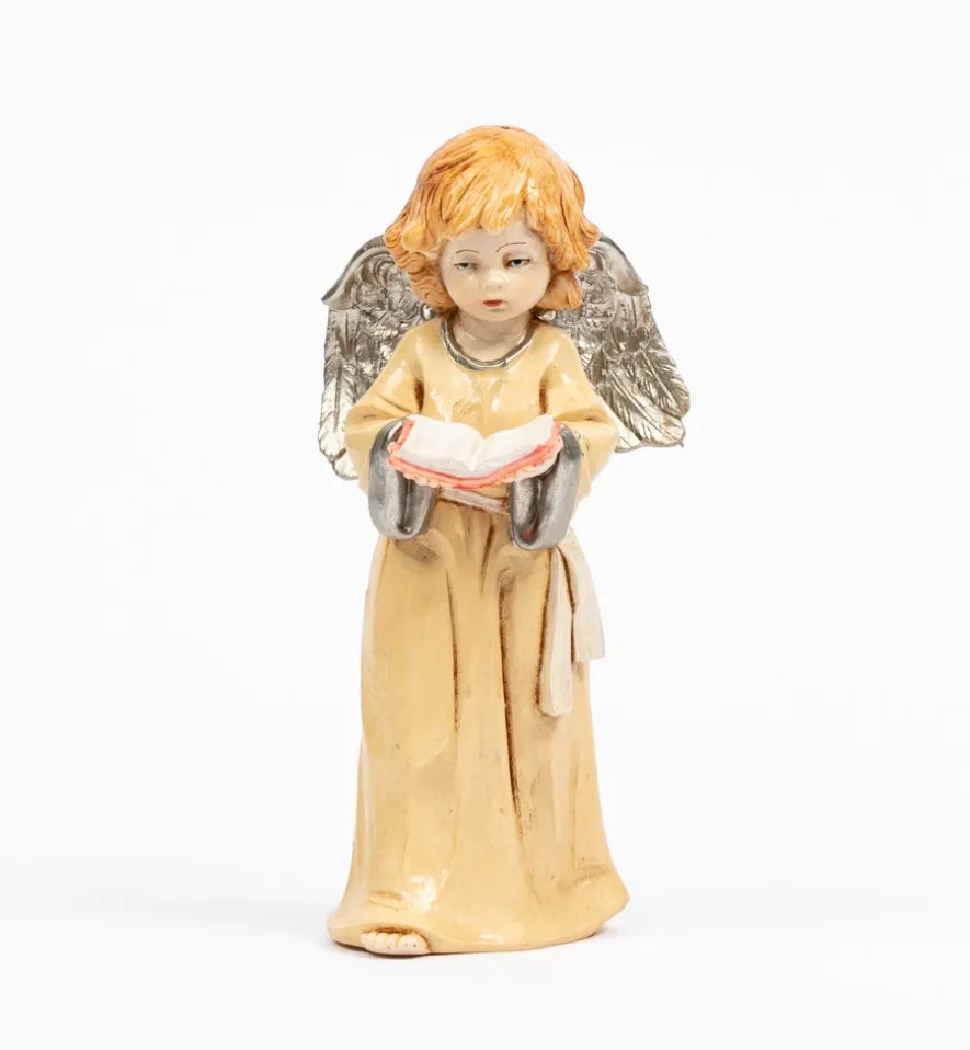 Angelo con libro (838) tipo porcellana cm.15