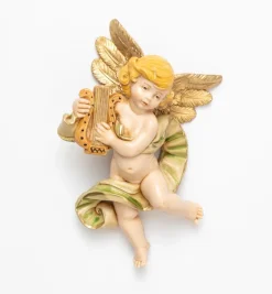 Angelo con lira (568) tipo porcellana cm.17