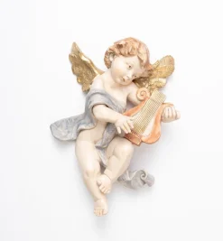 Angelo con lira (665) tipo porcellana cm.36