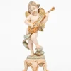 Angelo con mandolino (64) tipo porcellana cm.16