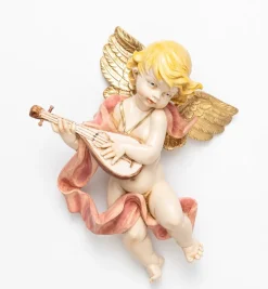 Angelo con mandolino (465) tipo porcellana cm.27