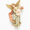 Angelo con mandolino (670) tipo porcellana cm.10