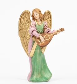Angelo con mandolino (267) tipo porcellana cm.15