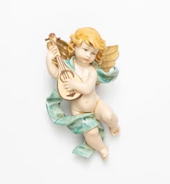 Angelo con mandolino (365) tipo porcellana cm.22