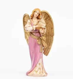 Angelo con organino (268) tipo porcellana cm.15