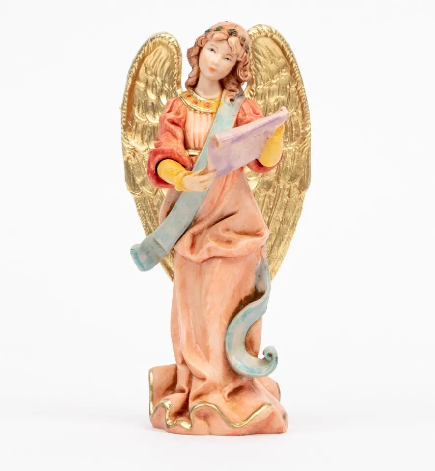 Angelo con pergamena (314) tipo porcellana cm.14