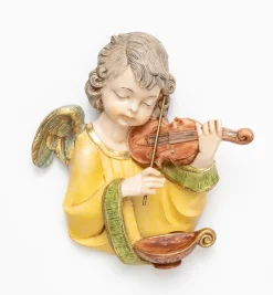 Angelo con violino (167) tipo porcellana cm.20