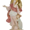 Angelo custode con bambino (880C) tipo porcellana cm.31