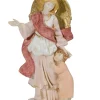Angelo custode con bambina (880R) tipo porcellana cm.31