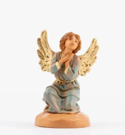 Angelo in ginocchio per presepe cm.6,5