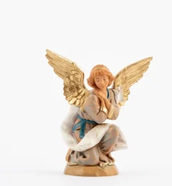 Angelo in ginocchio per presepe cm.12