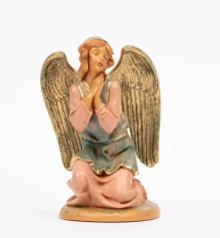 Angelo in ginocchio per presepe cm.30