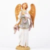 Angelo in piedi in resina per presepe cm.52