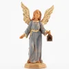 Angelo in piedi per presepe cm.9,5