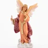 Angelo in piedi per presepe cm.15