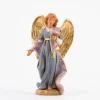 Angelo in piedi per presepe cm.17