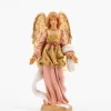 Angelo in piedi per presepe cm.19