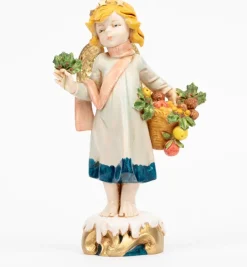 Angelo inverno (864) tipo porcellana cm.17