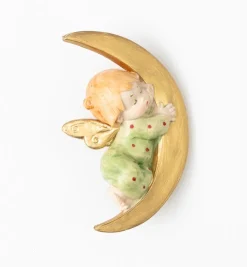 Angelo sulla luna (387) tipo porcellana cm.12