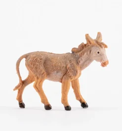 Asino in piedi per presepe cm.6,5