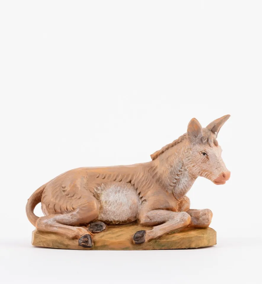Asino per presepe cm.17
