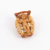 Bambino e culla per presepe cm.9,5