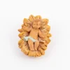 Bambino e culla per presepe cm.15