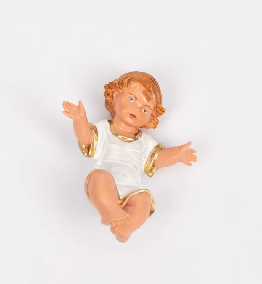 Bambino per presepe colori tradizionali cm.19