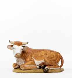 Bue in resina per presepe cm.125