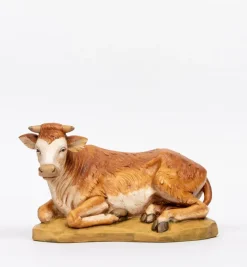 Bue in resina per presepe cm.52