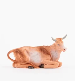 Bue per presepe colori tradizionali cm.10