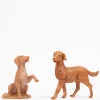 2 cani per presepe cm.30
