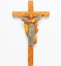 Cristo Risorto (172) su croce cm.30x17