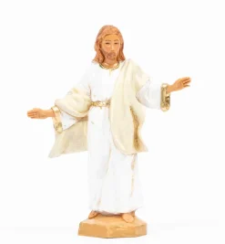 Cristo Risorto (584) veste bianca cm.12
