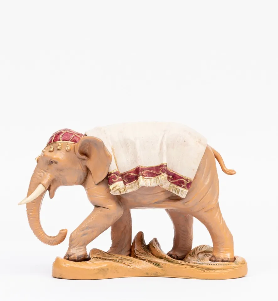 Elefante per presepe cm.19