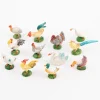 Gallinacei per presepe colori tradizionali cm.10