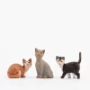 3 gatti per presepe cm.19