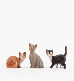 3 gatti per presepe cm.19