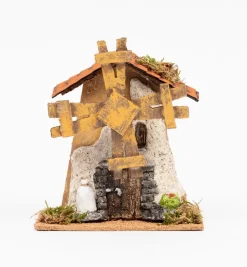 Mulino in legno funzionante n.1828 per cm.12