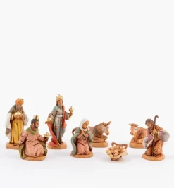 Natività 8 pezzi per presepe cm.6,5