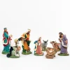 Natività 8 pezzi per presepe colori tradizionali cm.30