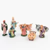 Natività 8 pezzi per presepe colori tradizionali cm.10