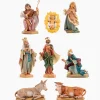 Natività 8 pezzi per presepe cm.17
